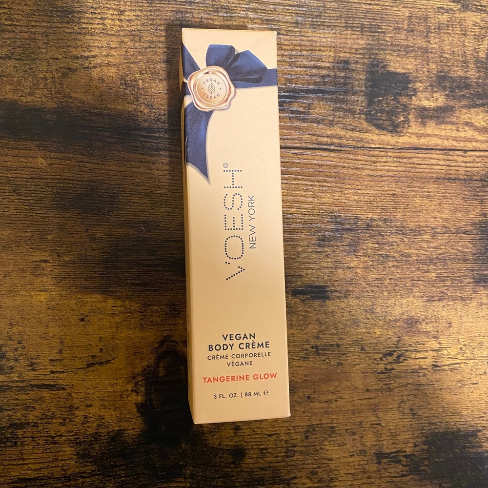 VOESH New York Vegan Body Creme Tangerine Glow 3oz Organic Olive & Avocado NIB